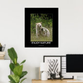 Poster Motivationnel de l'ours Kermode (Bureau à domicile)