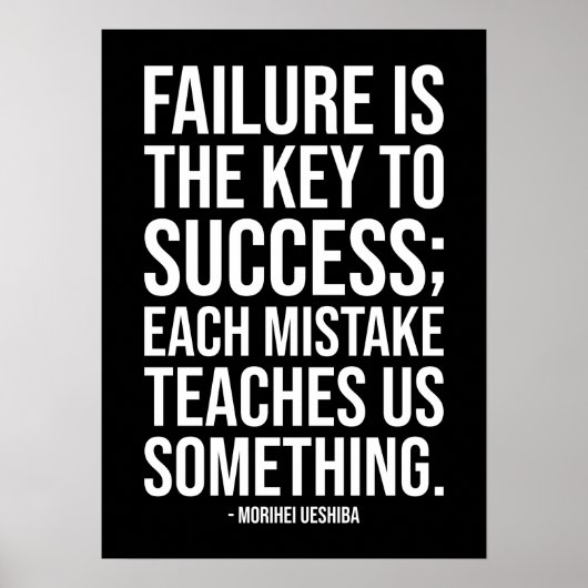 Poster motivationnel de réussite et de gymnase (Devant)