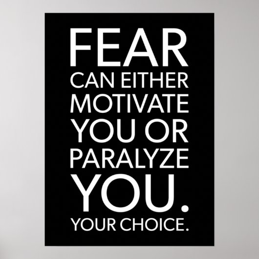 Poster motivationnel de réussite et de gymnase (Devant)