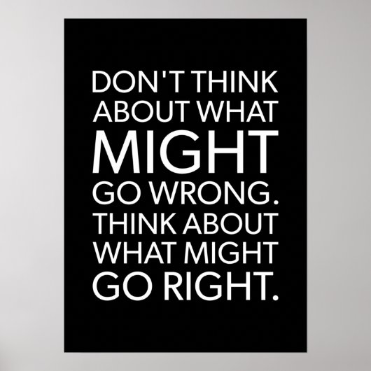 Poster motivationnel de réussite et de gymnase (Devant)