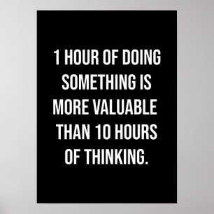 Poster motivationnel de réussite et de gymnase