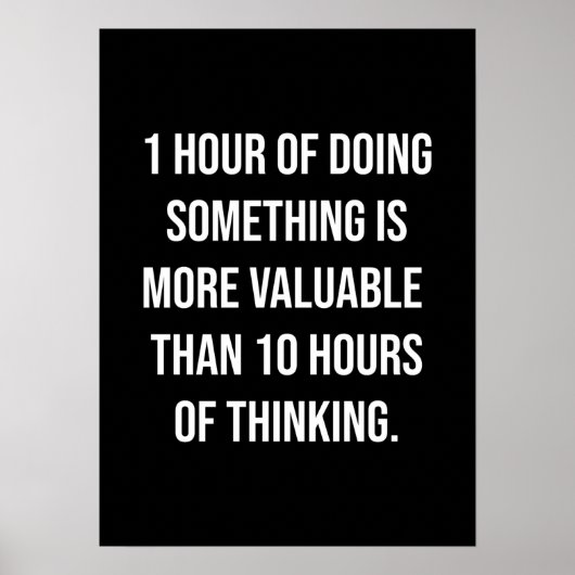 Poster motivationnel de réussite et de gymnase (Devant)