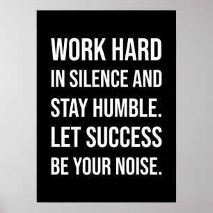 Poster motivationnel de réussite et de gymnase