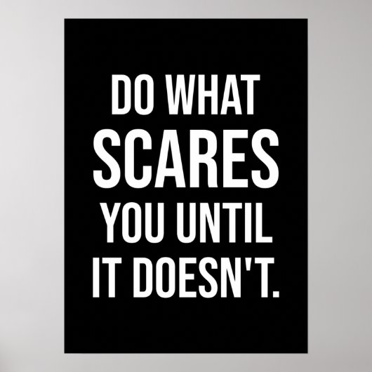 Poster motivationnel de réussite et de gymnase (Devant)