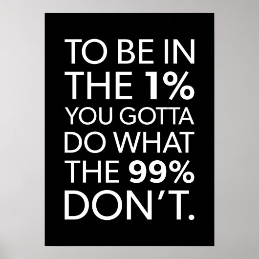 Poster motivationnel de réussite et de gymnase (Devant)