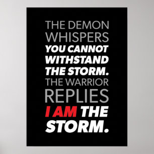 Poster motivationnel de réussite et de gymnase