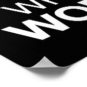 Poster motivationnel de réussite et de gymnase (Coin)