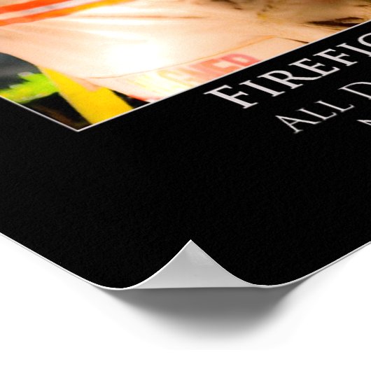 Poster Motivationnel des pompiers (Coin)