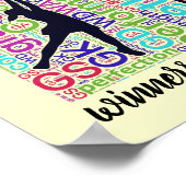 Poster Motivationnel Dire Positions Du Joueur Citation Ne (Coin)