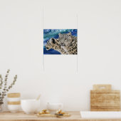 Poster Motivationnel du Courage des Leopards de Ne (Cuisine)