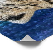 Poster Motivationnel du Courage des Leopards de Ne (Coin)