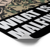 Poster Motivationnel du sergent d'entraînement mil (Coin)