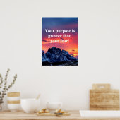 Poster motivationnel et inspirant (Cuisine)