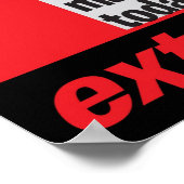 Poster Motivationnel - Faire Aujourd'hui Extraordi (Coin)