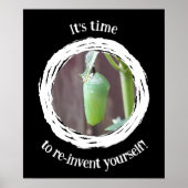 Poster Motivationnel Il est temps de se réinventer ! (Devant)