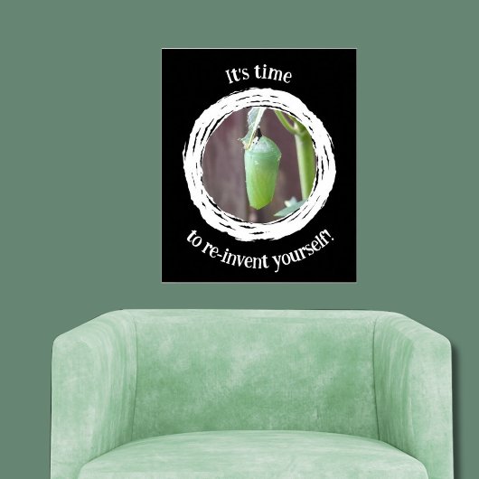 Poster Motivationnel Il est temps de se réinventer !