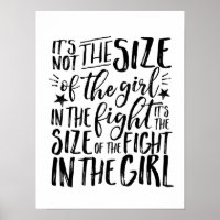 Motivationnel Inspirational Citation Girl Power Po