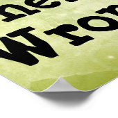 Poster Motivationnel leur prouver une citation erronée (Coin)