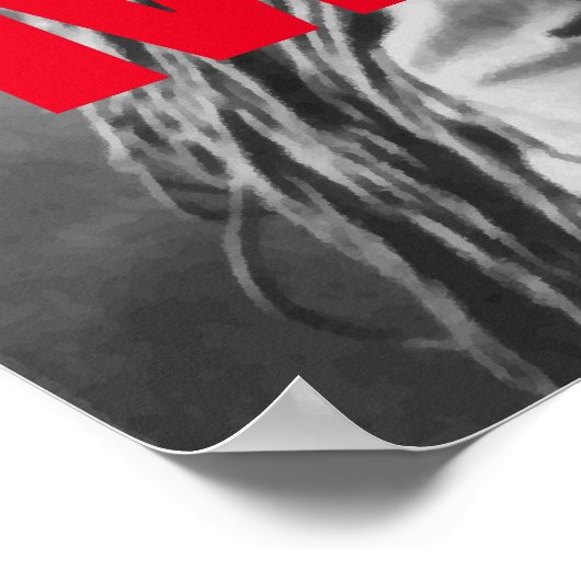 Poster Motivationnel Liberté Black & White (Coin)