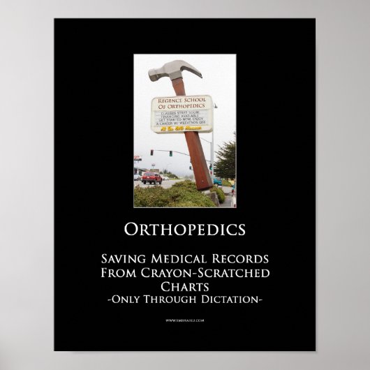 Poster Motivationnel Orthopedics (Devant)