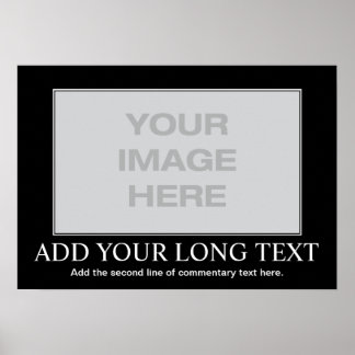 Poster Motivationnel Personnalisé - Démotivation P