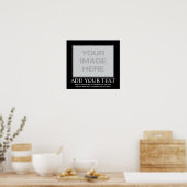 Poster Motivationnel Personnalisé - Demotivationne (Cuisine)