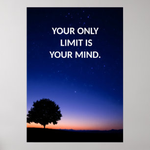 Poster Motivationnel Positif Humble Texte