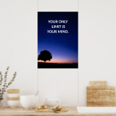 Poster Motivationnel Positif Humble Texte (Cuisine)