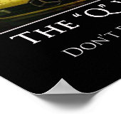 Poster Motivationnel Q Word (Coin)