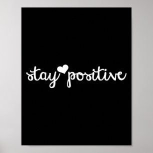 Poster Motivationnel Rester Positif S - Femmes Autonomisa