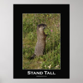 Poster Motivationnel Stand Tall (Devant)
