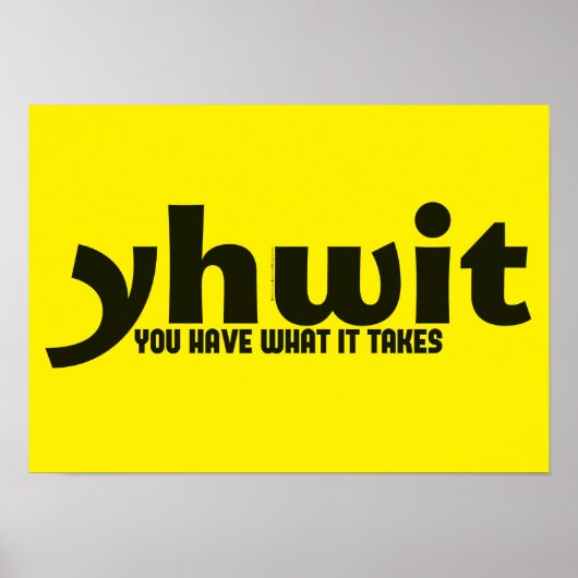 Poster Motivationnel - Vous Avez Ce Qu'Il Faut (Devant)