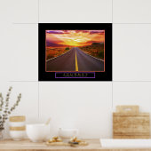 Poster motivationnel "Voyage" 22"x28" (Cuisine)