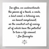 POSTER MOTIVÉ DE LA GENTILLESSE (Devant)