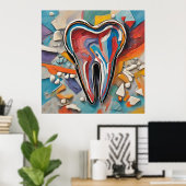 Poster Motley Dental Art (Bureau à domicile)