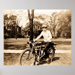 Poster Moto ancienne