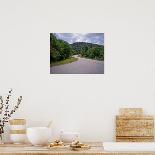 Poster Moto Blue Ridge Parkway (Cuisine)