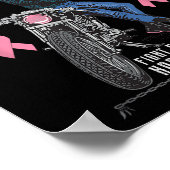 Poster Moto Cancer Du Sein Guerriers Et Survivants Su (Coin)