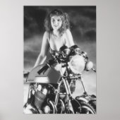 Poster Moto classique Pinup Classic (Devant)