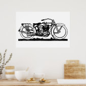 Poster Moto classique V (Cuisine)