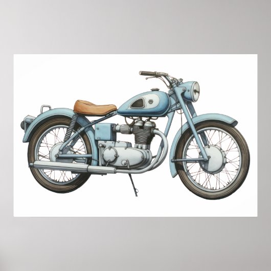 Poster Moto classique VII (Devant)