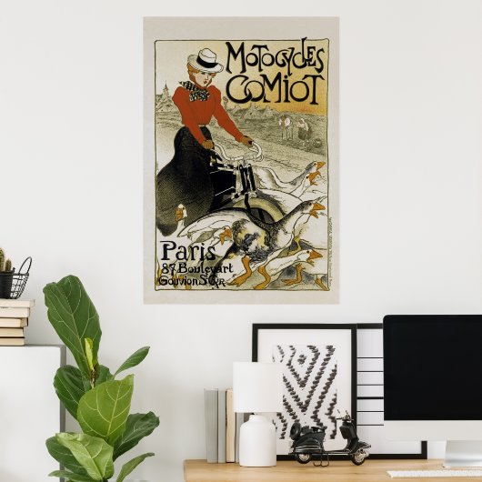 Poster Moto Comiot (Bureau à domicile)