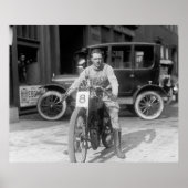 Poster Moto de course, 1922 (Devant)