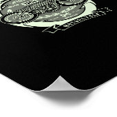 Poster moto de course classique (Coin)