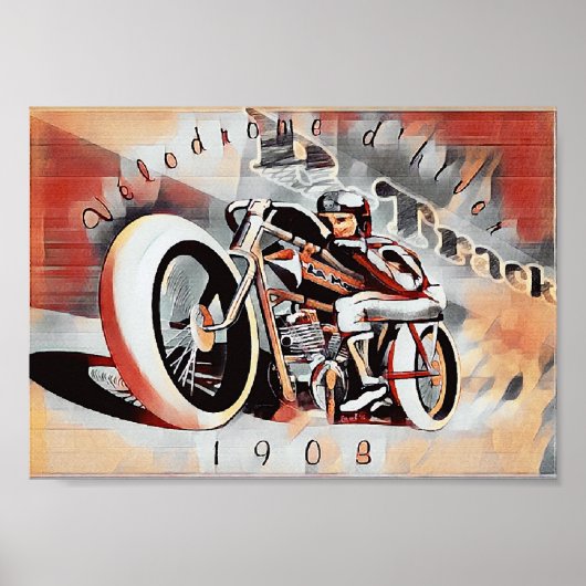 POSTER MOTO DE LA PISTE FRANÇAISE (Devant)