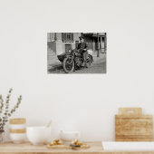 Poster MOTO DE LA POLICE D'ÉTAT COP c. 1923 (Cuisine)