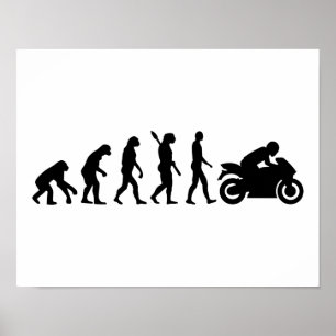 Poster Moto d'évolution
