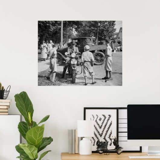 Poster Moto Envy, 1936 (Bureau à domicile)