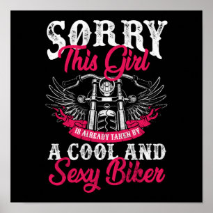 Poster Moto Girl Est Déjà Pris Par Un Biker