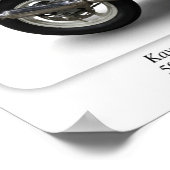 Poster Moto Kawasaki GPZ 600R Ninja - Format A3 (Coin)